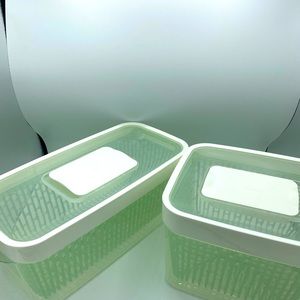 Set of two OXO greensaver Produce Keepers